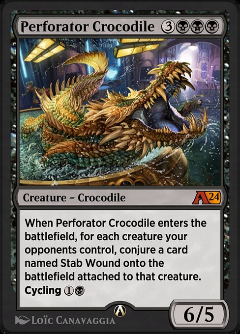 Perforator Crocodile card image