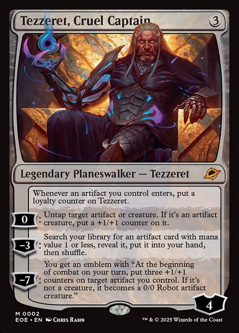 Tezzeret, Cruel Captain card image