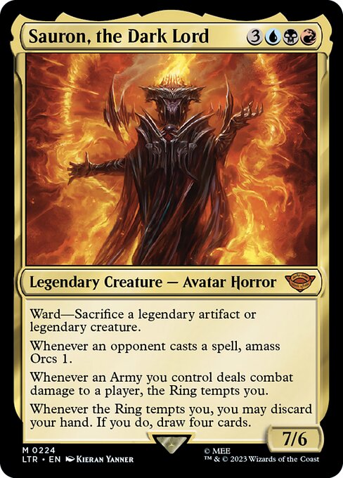 Sauron, the Dark Lord card image