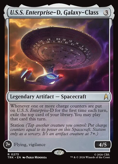 U.S.S. Enterprise-D, Galaxy-Class card image