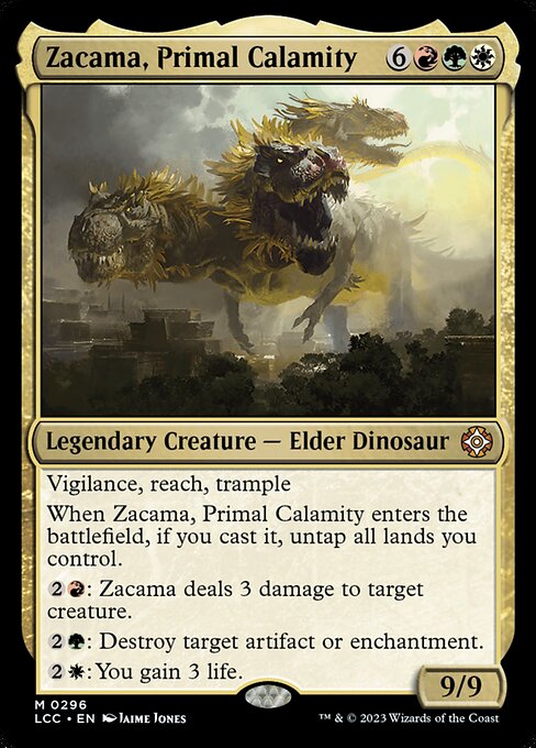Zacama, Primal Calamity card image