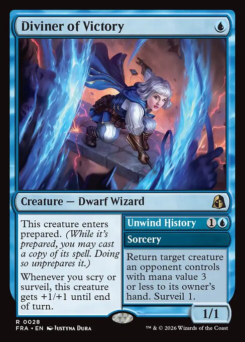 Diviner of Victory // Unwind History card image