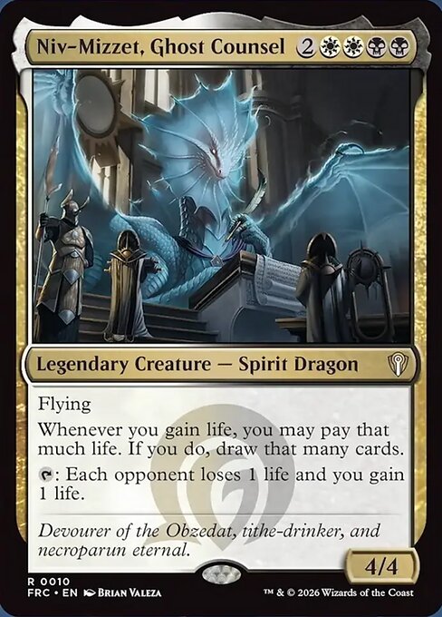 Niv-Mizzet, Ghost Counsel card image