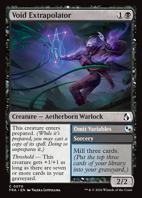 Void Extrapolator // Omit Variables card image