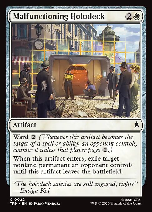 Malfunctioning Holodeck card image