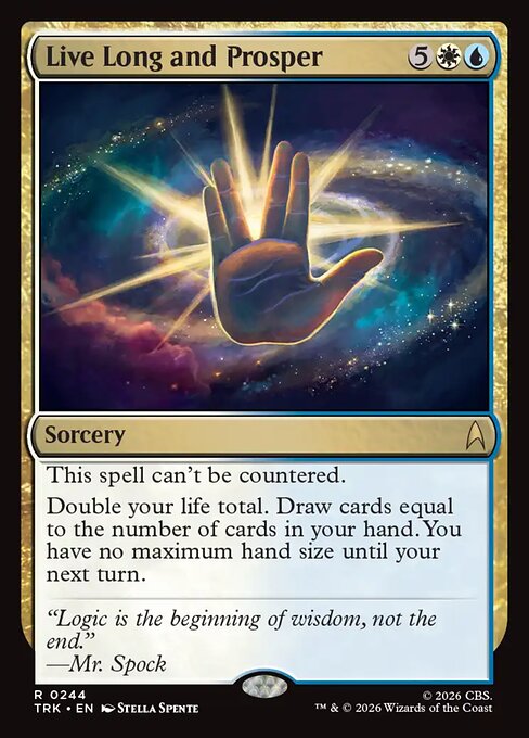 Live Long and Prosper card image