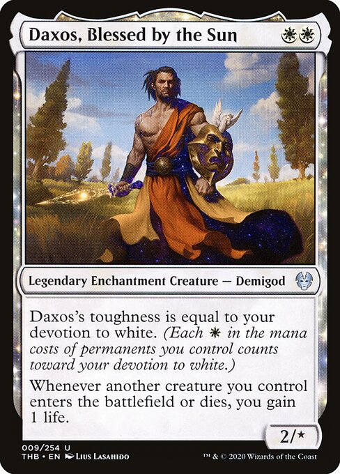 Daxos, Blessed by the Sun card image