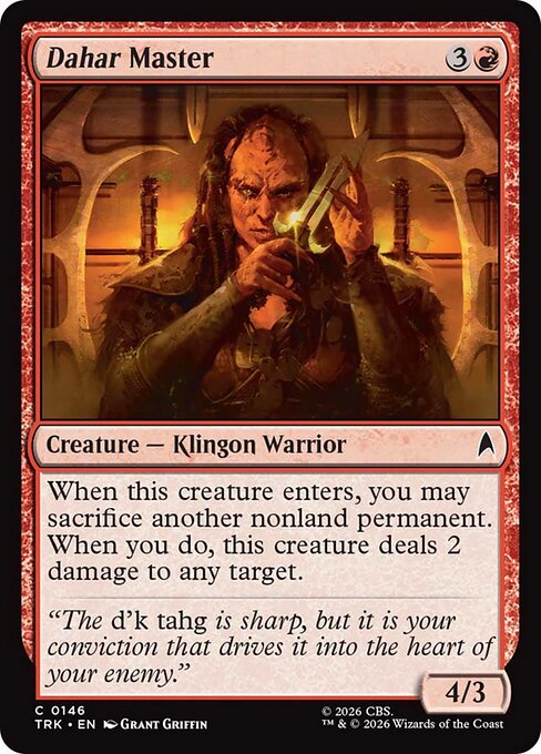 Dahar Master card image