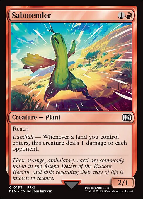 Sabotender card image