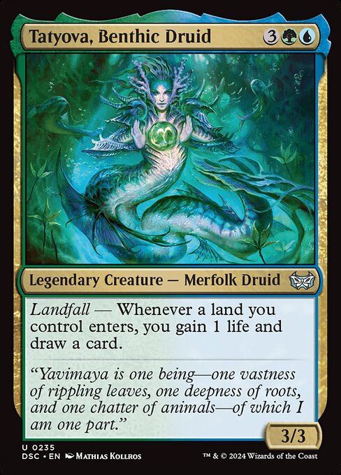 Tatyova, Benthic Druid card image