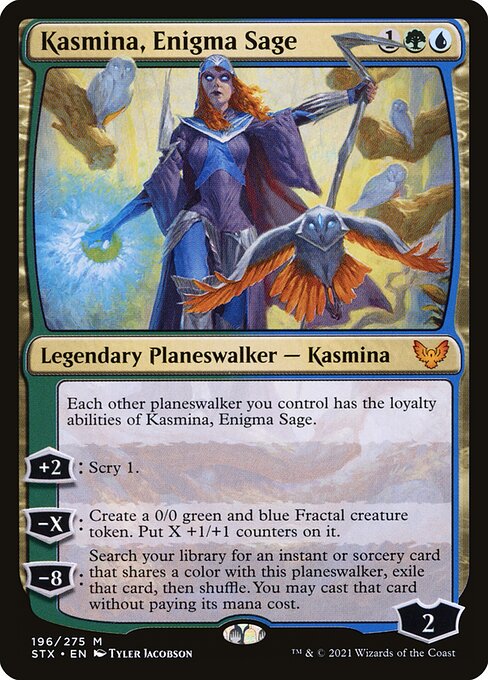 Kasmina, Enigma Sage card image
