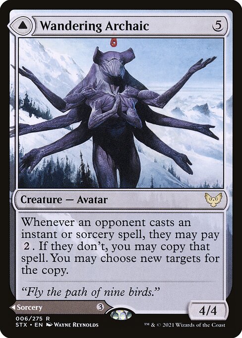 Wandering Archaic // Explore the Vastlands card image