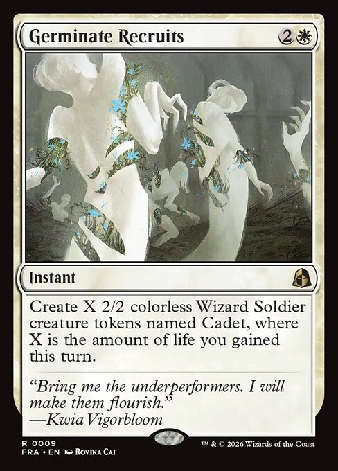 Germinate Recruits card image