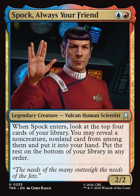 Spock, Always Your Friend card image