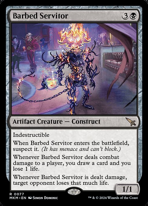 Barbed Servitor card image