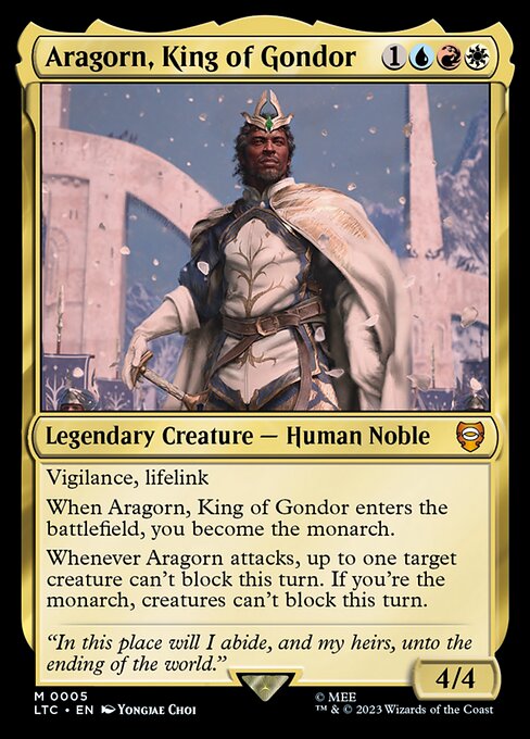 Aragorn, King of Gondor card image
