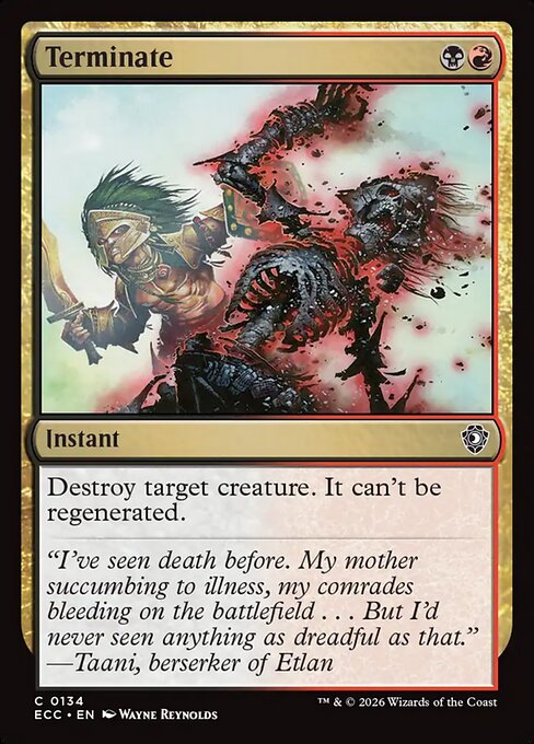 Terminate card image