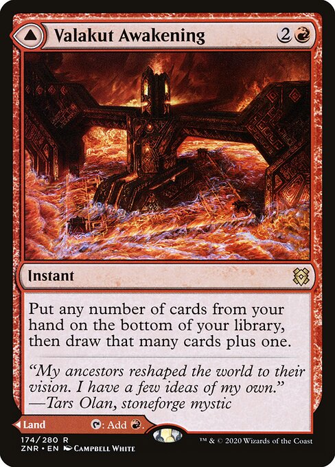 Valakut Awakening // Valakut Stoneforge card image