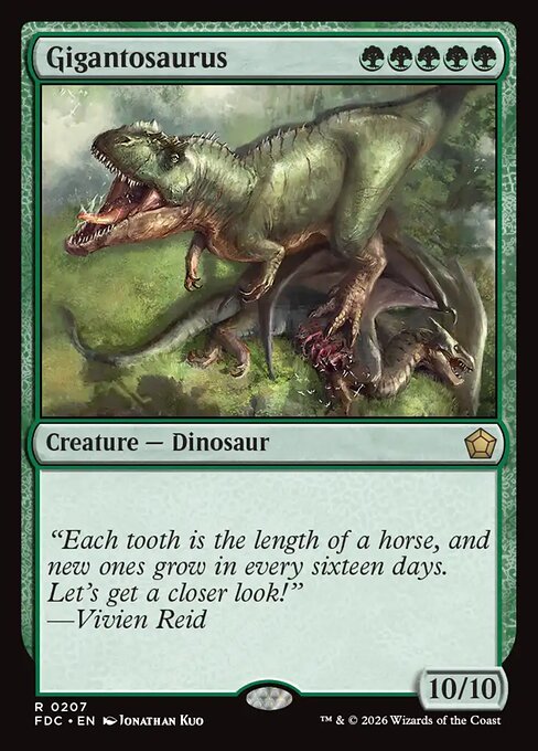 Gigantosaurus card image