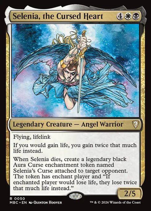 Selenia, the Cursed Heart card image