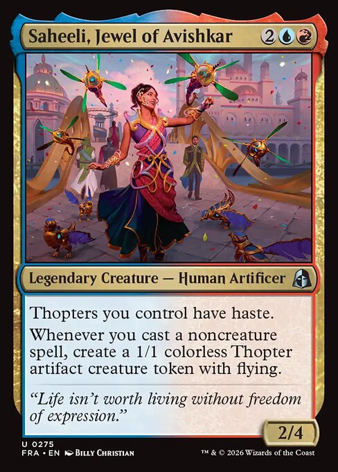 Saheeli, Jewel of Avishkar card image