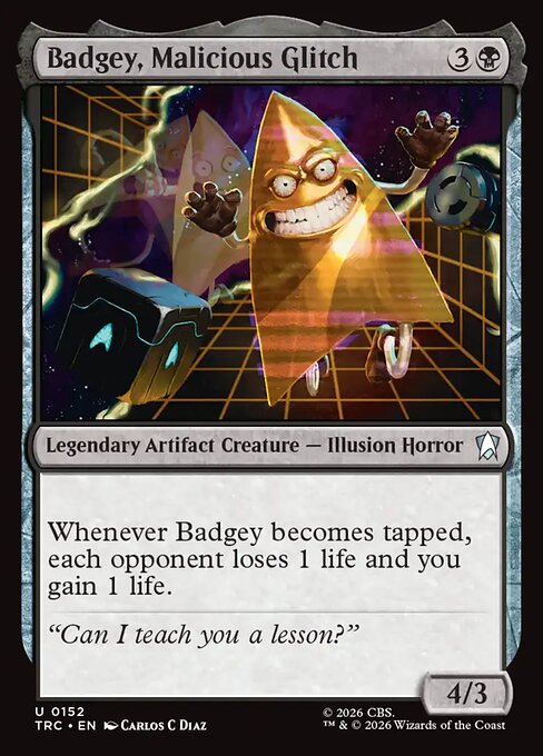 Badgey, Malicious Glitch card image