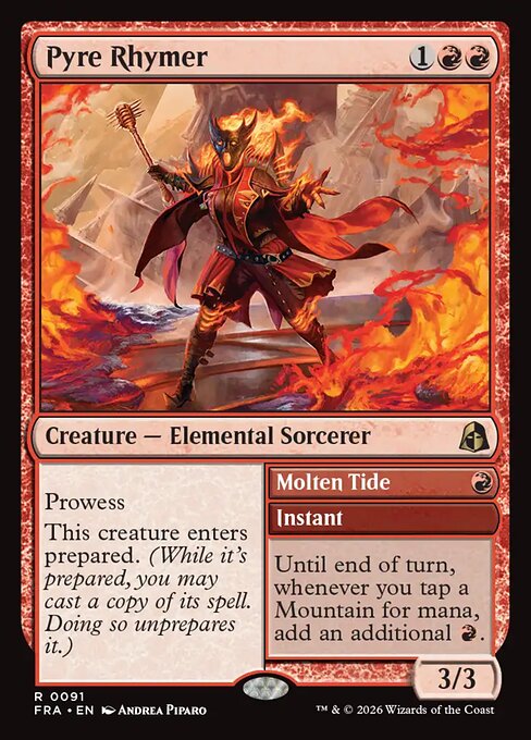 Pyre Rhymer // Molten Tide card image