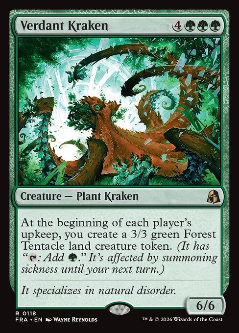 Verdant Kraken card image