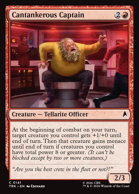 Cantankerous Captain card image