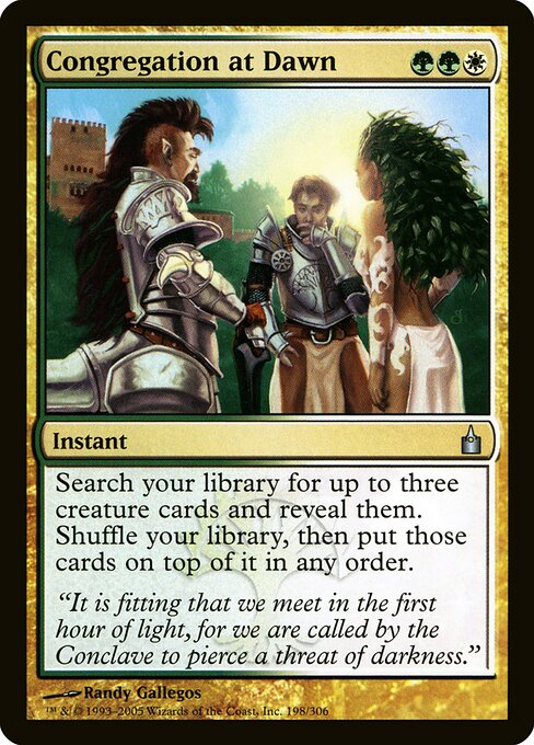 Congregation at Dawn card image