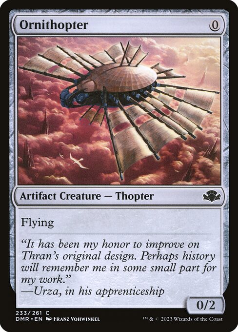 Ornithopter card image