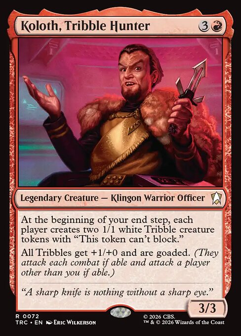 Koloth, Tribble Hunter card image