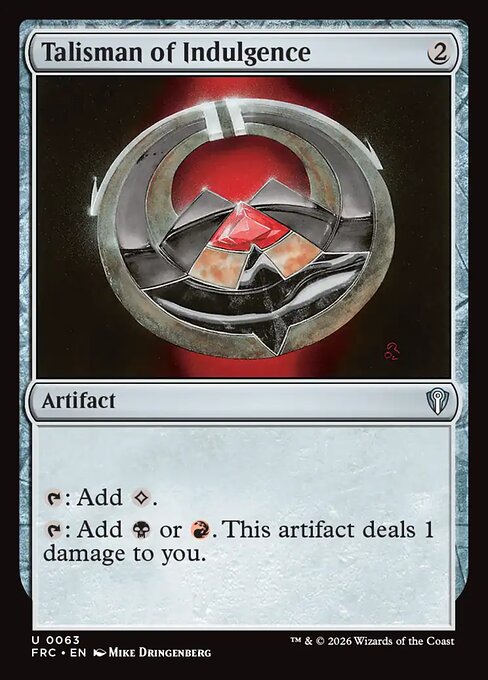 Talisman of Indulgence card image