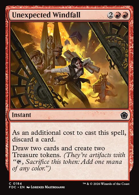 Unexpected Windfall card image
