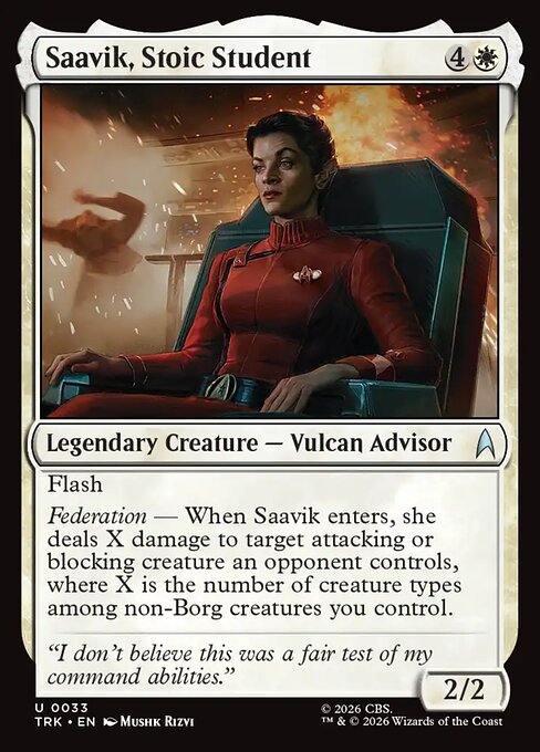 Saavik, Stoic Student card image