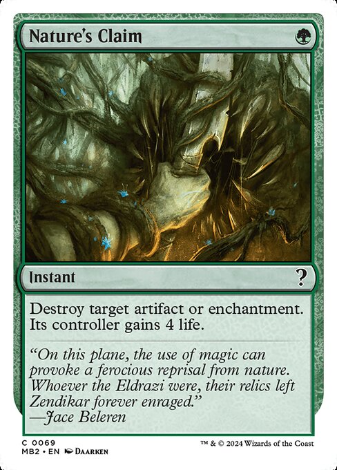 Nature's Claim card image