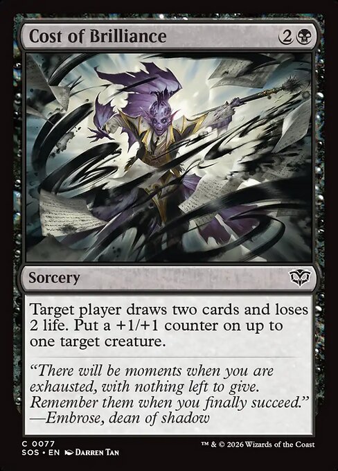 Cost of Brilliance card image