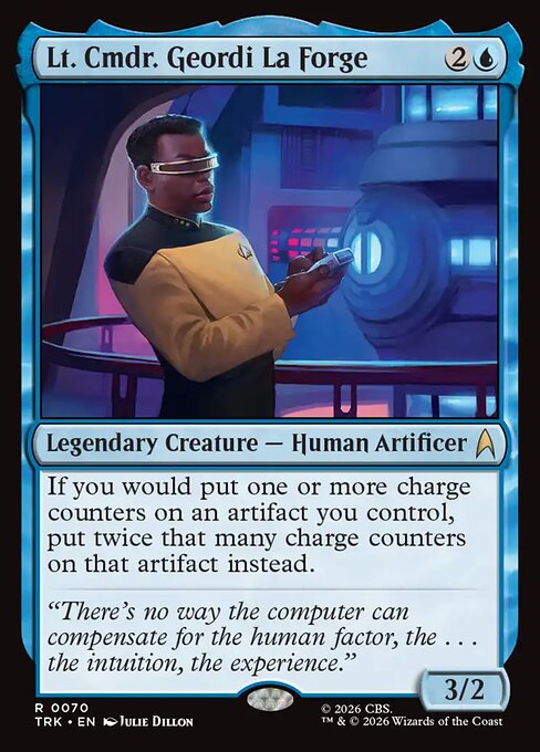 Lt. Cmdr. Geordi La Forge card image