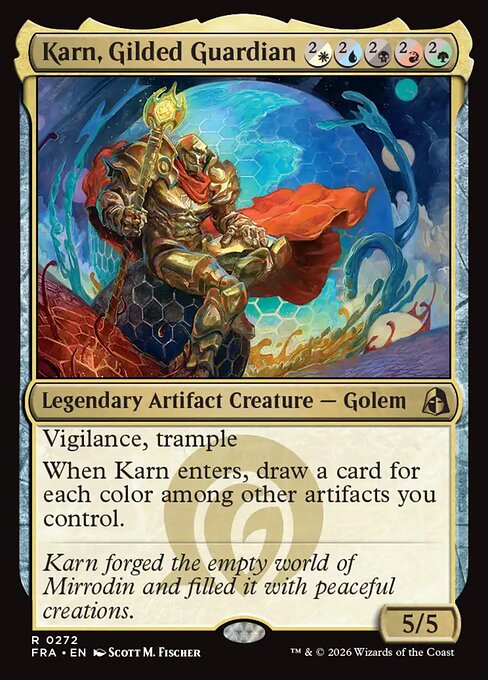 Karn, Gilded Guardian card image