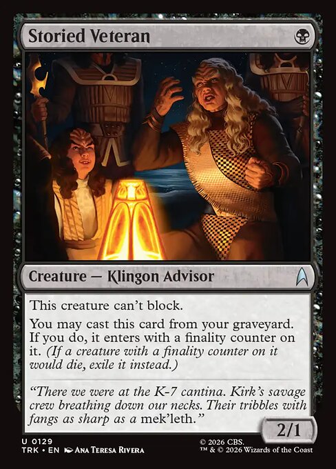 Storied Veteran card image