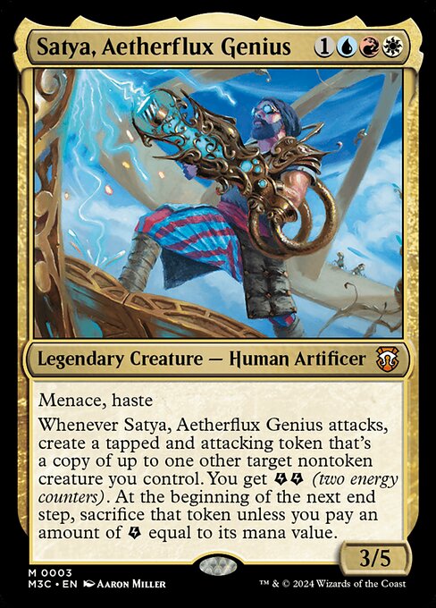 Satya, Aetherflux Genius card image