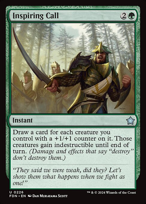 Inspiring Call card image