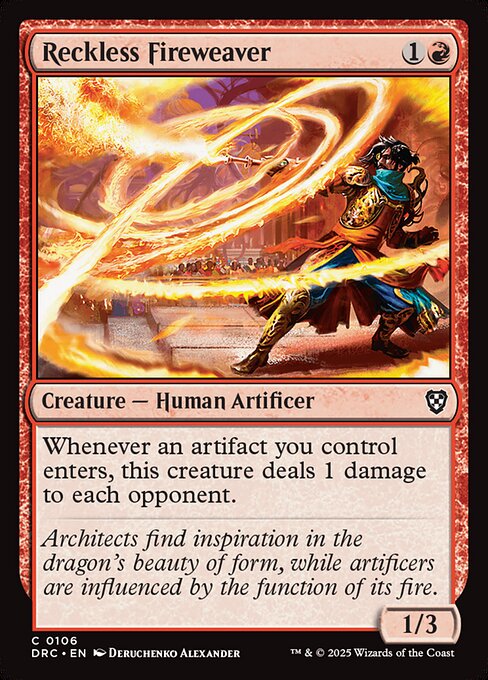 Reckless Fireweaver card image