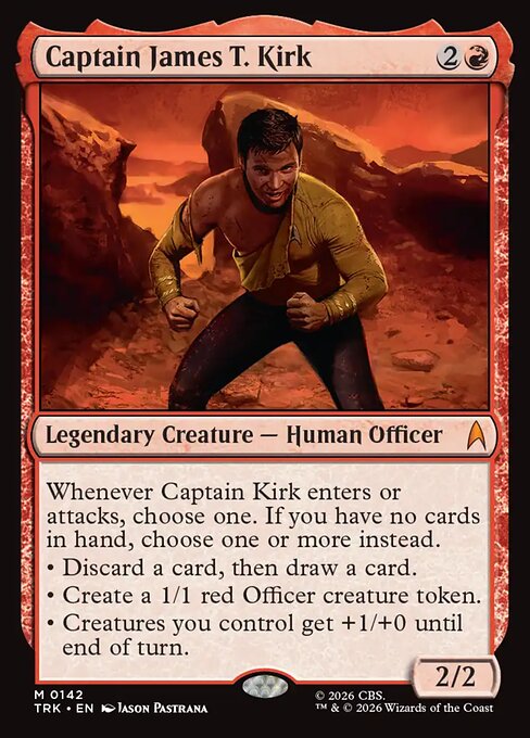 Captain James T. Kirk card image