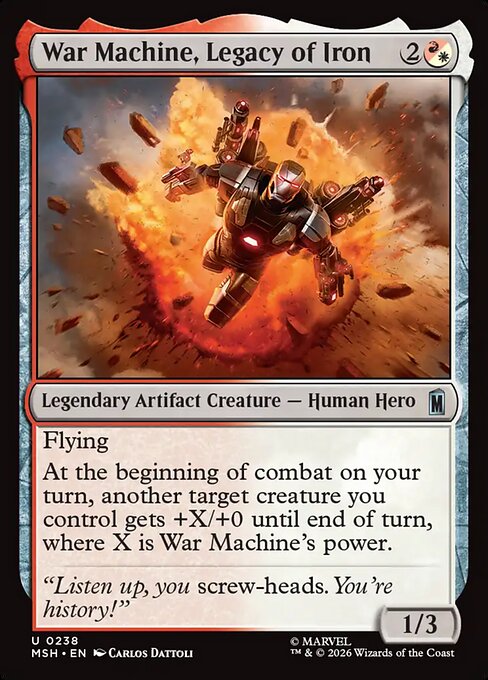 War Machine, Legacy of Iron card image
