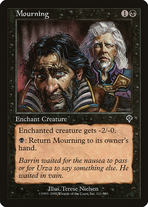 Mourning card image