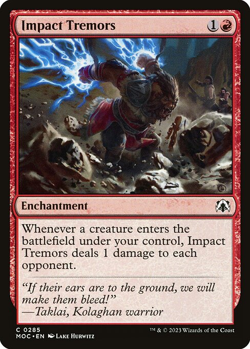 Impact Tremors card image
