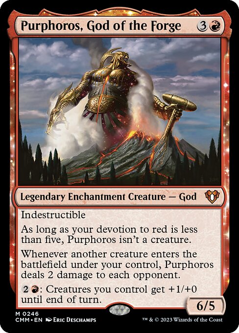 Purphoros, God of the Forge card image