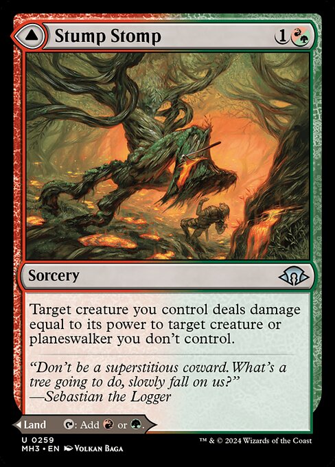 Stump Stomp // Burnwillow Clearing card image