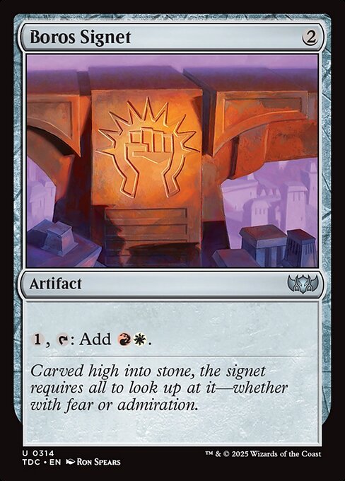 Boros Signet card image
